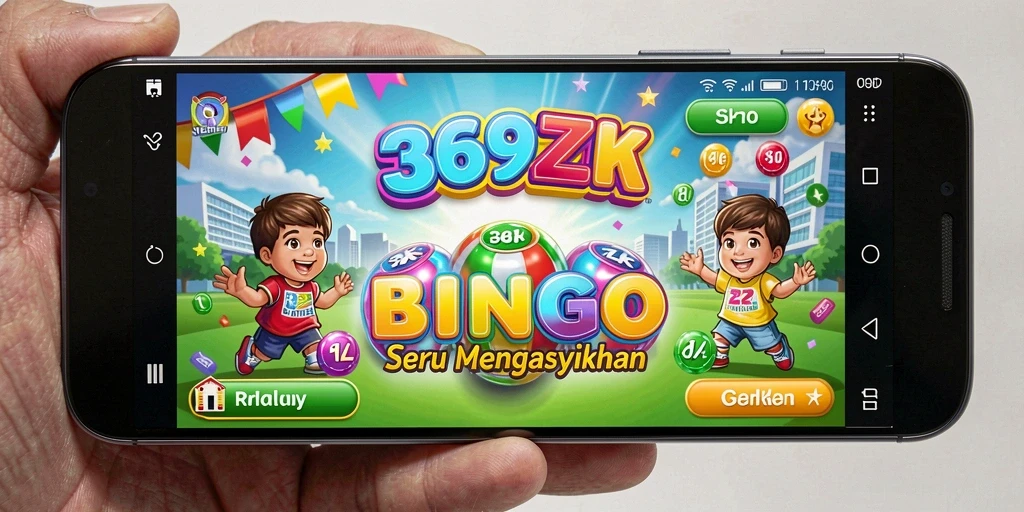 Tampilan seru dari gameplay Bingo di 369ZK.