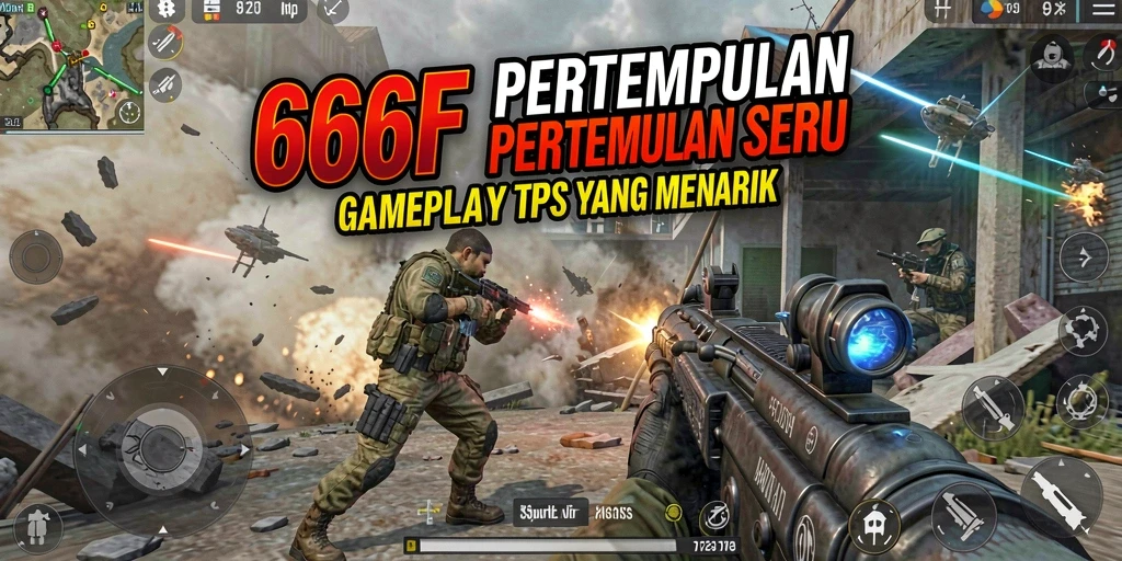 Gameplay seru dan penuh aksi di 666F.