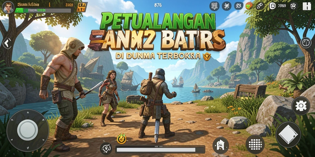 Tampilan gameplay 8768 yang memukau di dunia terbuka.