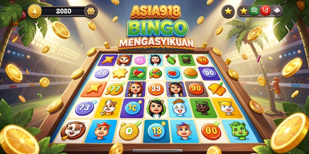 Tampilan gameplay ASIA918 dengan elemen Bingo yang menarik.