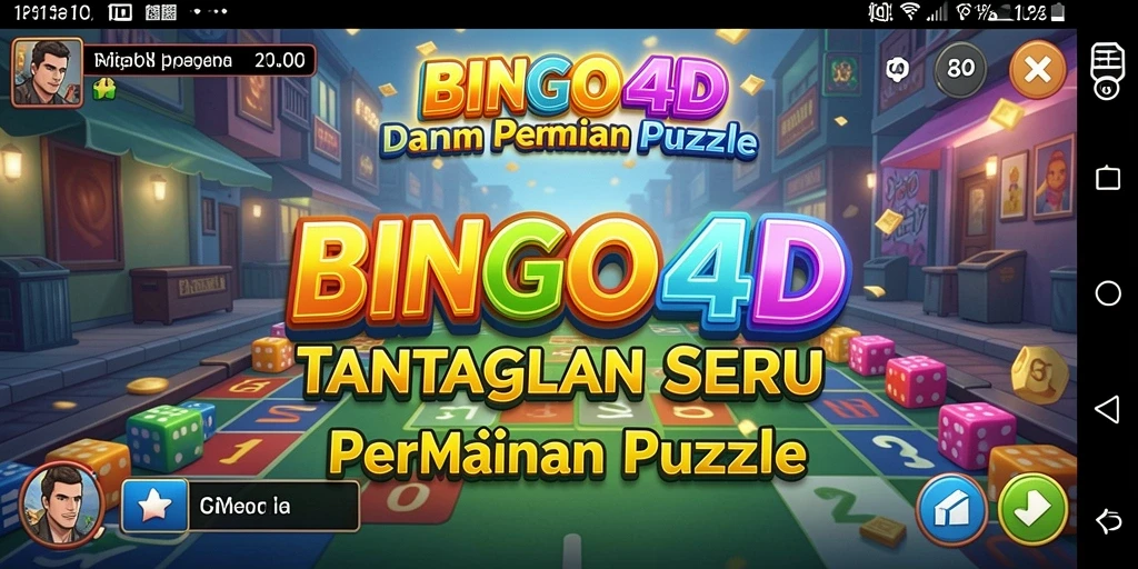 Tampilan gameplay BINGO4D yang menantang dan menyenangkan.