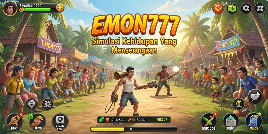 Tampilan gameplay EMON777 yang mengasyikkan dan interaktif.