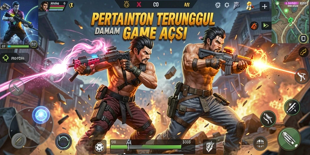 Screenshot FB333 menunjukkan aksi pertempuran yang mendebarkan.