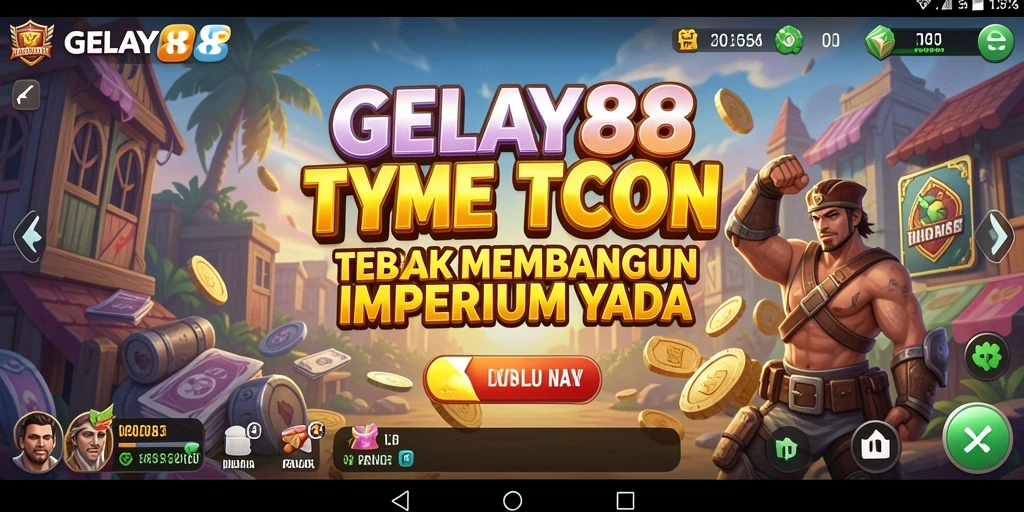 Tampilan gameplay menarik di dunia Tycoon yang dinamis.