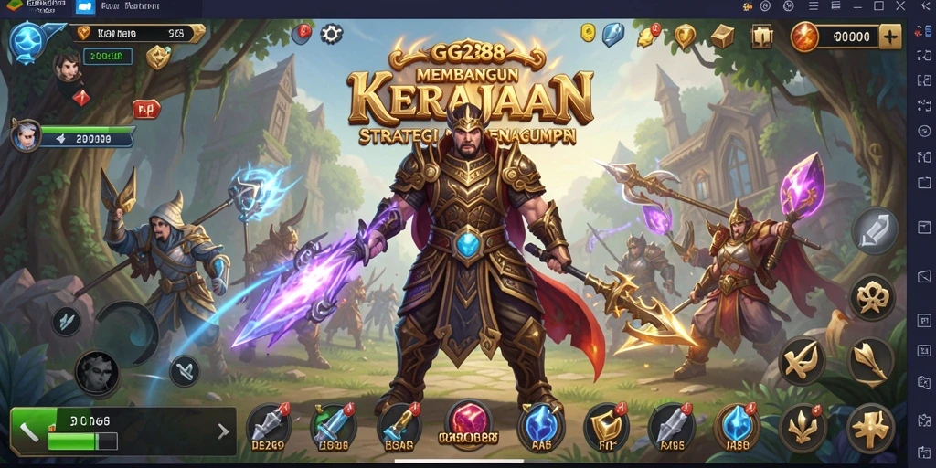 Screenshot gameplay GG288 menunjukkan aksi strategi yang mendebarkan.