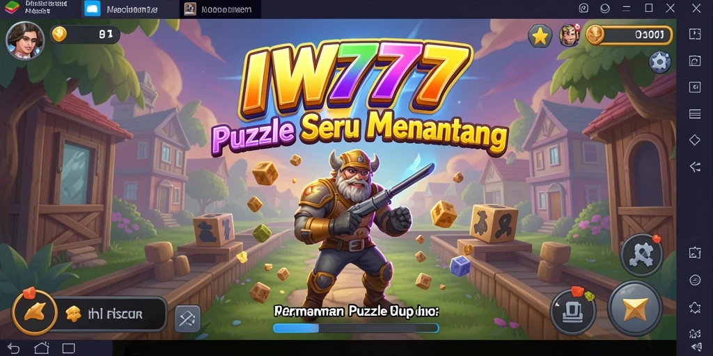 Tampilan menarik dari gameplay IW777 dengan teka-teki yang menantang.