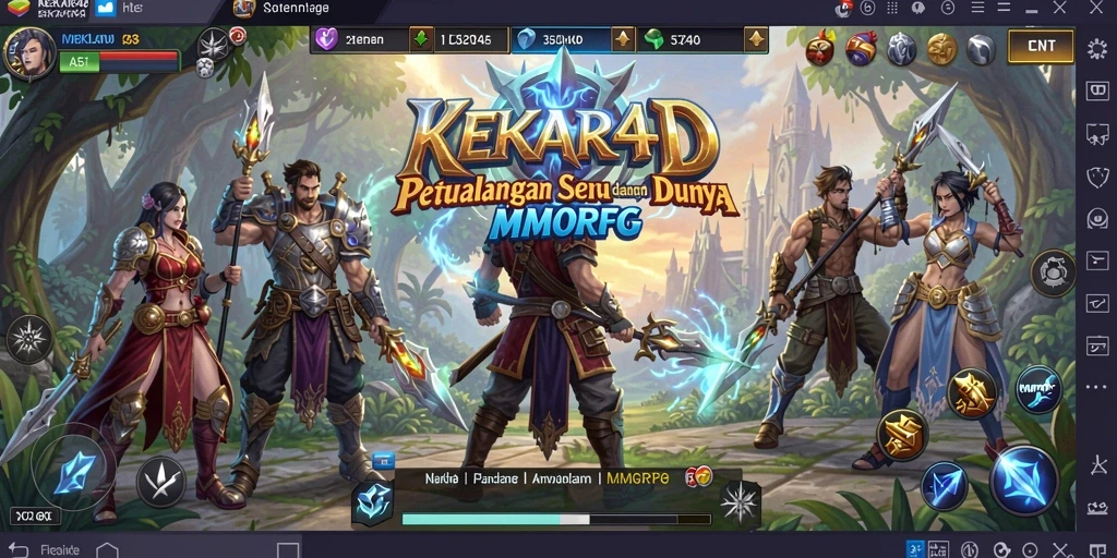 Tampilan gameplay menegangkan dalam KEKAR4D yang penuh aksi.