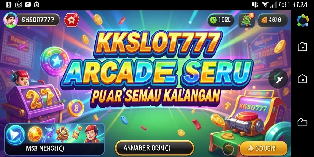 Tampilan gameplay menegangkan dan seru dari KKSLOT777.