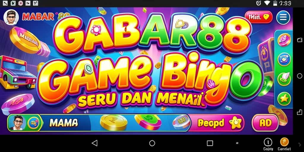 Gameplay MABAR88 yang menarik dan seru dalam permainan Bingo.