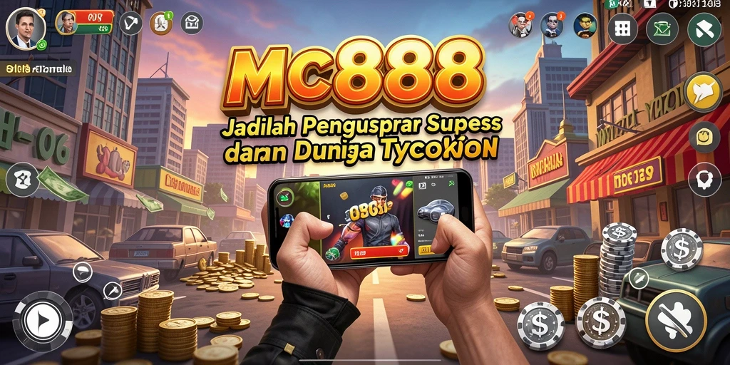 Tangkapan layar utama menampilkan gameplay Tycoon yang menarik di MC888.
