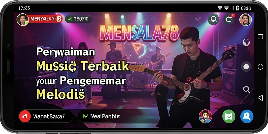 Tangkapan layar gameplay <strong>MENYALA78</strong> menampilkan aksi seru bermain musik.