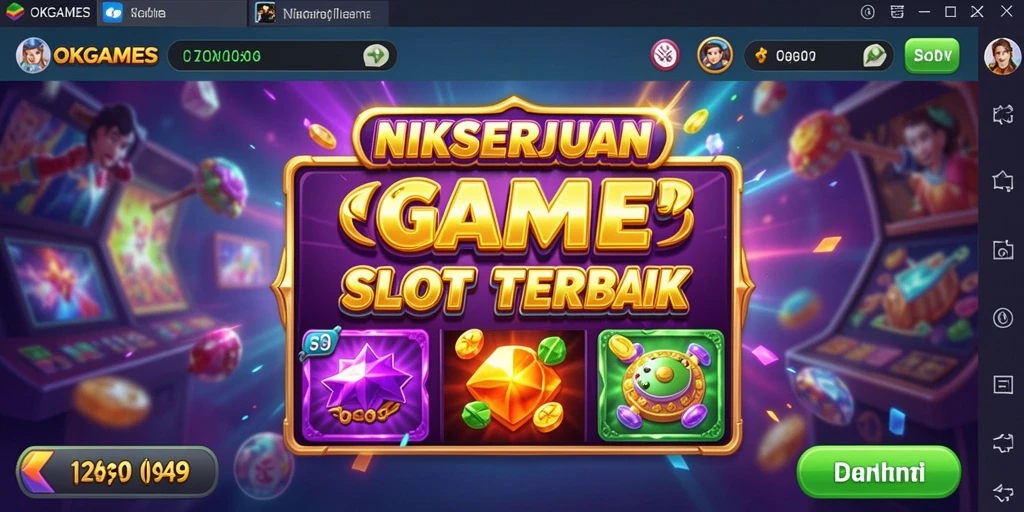 Screenshot gameplay menampilkan keseruan putaran slot OKGAMES.