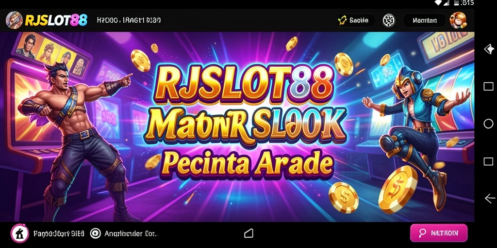 Screenshot RJSLOT88 menampilkan grafis permainan slot yang memukau.