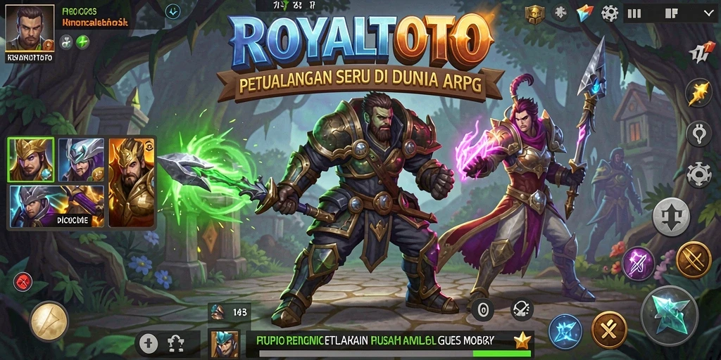 Gameplay seru ROYALTOTO dengan pertarungan mendebarkan.