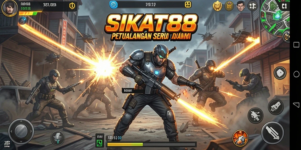 Tampilan aksi seru dalam permainan SIKAT88 dengan grafis memukau.
