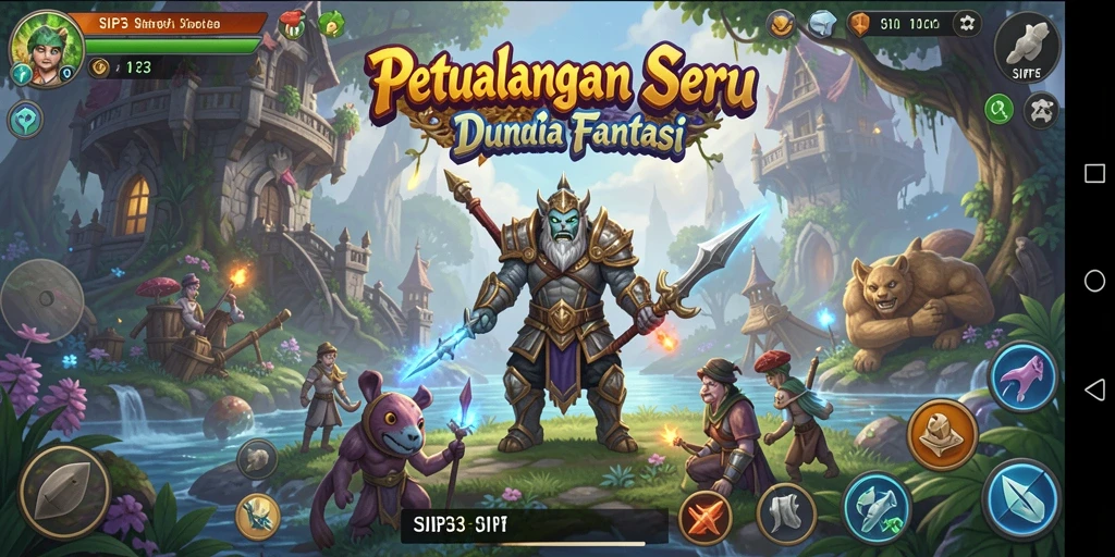 Screenshot gameplay SIP33 menampilkan petualangan yang seru dan menantang.