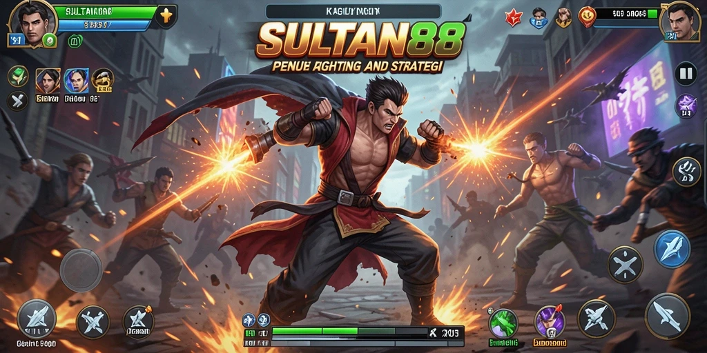Tampilan gameplay intens dan grafis menakjubkan dari SULTAN88.
